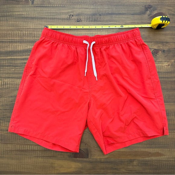 Bearbottom Stretch Swim Solid red shorts - Picture 4 of 6